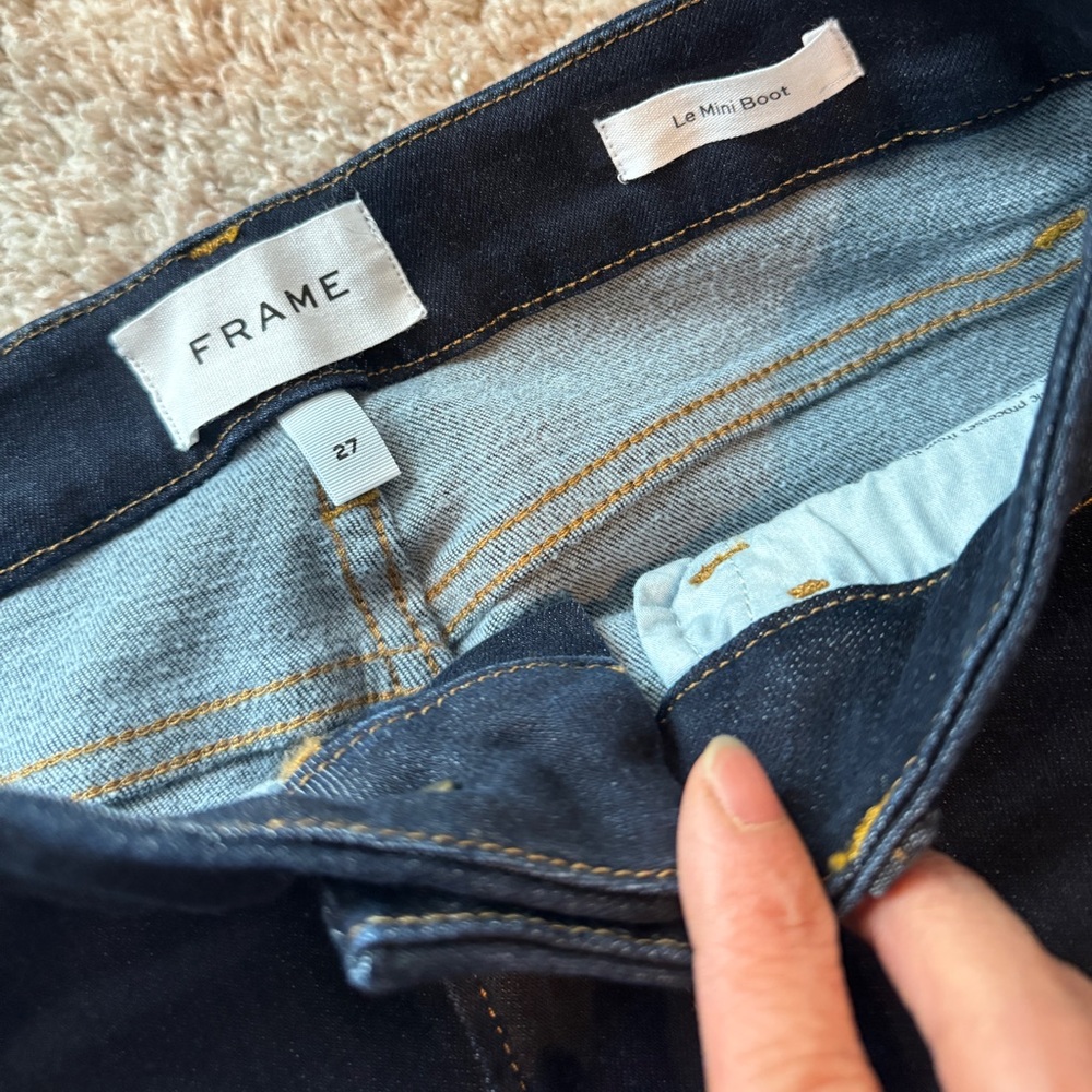 Frame 'Le Mini Boot' Jeans Size 27 - Picture 4 of 10